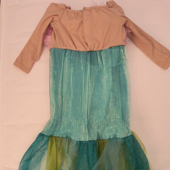 Mermaid Costume with Starfish Headpiece Size 2-4T - Picture 6 of 11